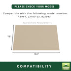 Replacement Canopy for Aldi 23700 Pergola - Beige, 350