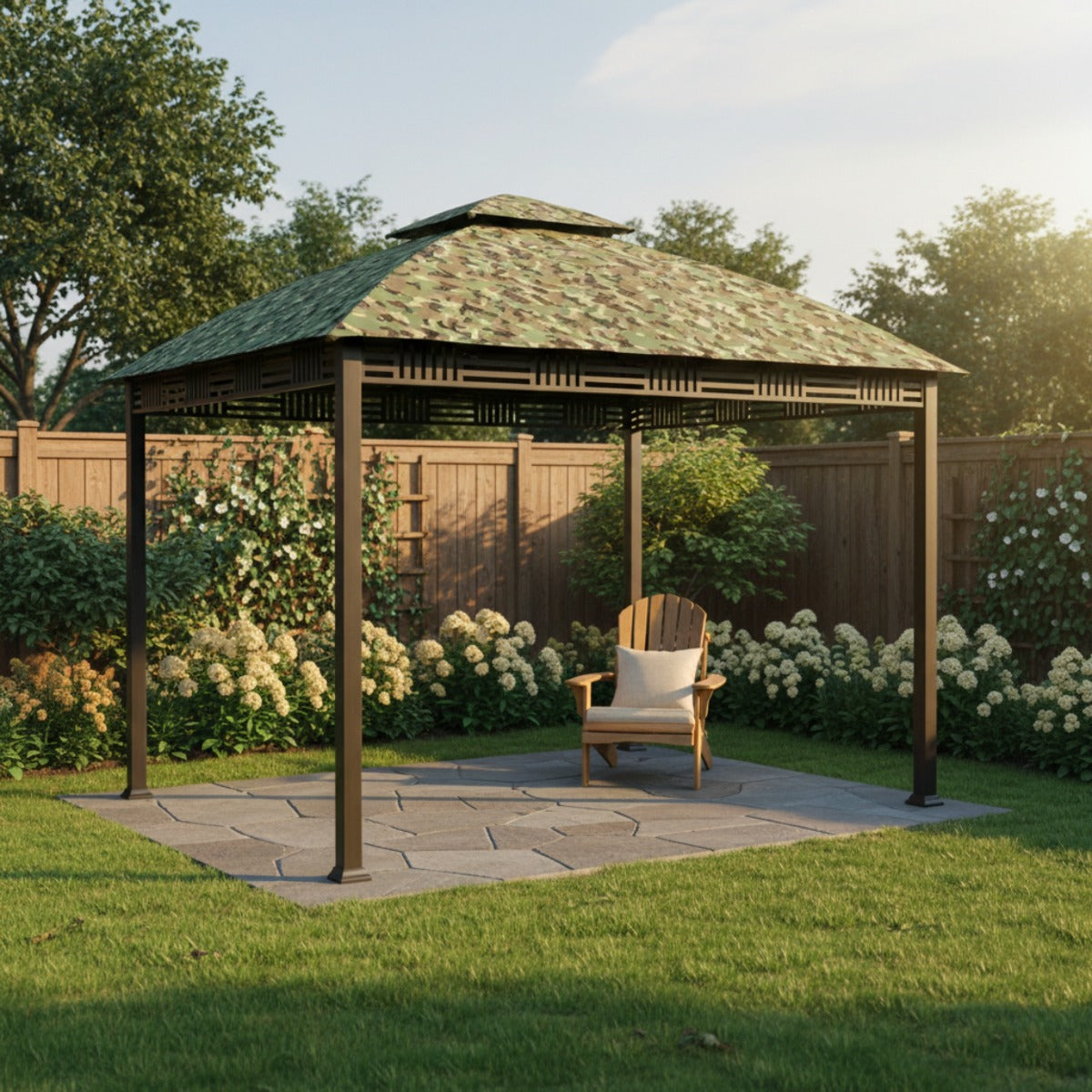 Replacement Canopy for Westbrook A101007903 10' x 12' Gazebo - 350, Camo Green