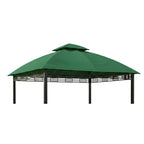 Replacement Canopy for Westbrook A101007903 10' x 12' Gazebo  - Riplock 350, Green Spruce