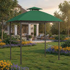 Replacement Canopy for Westbrook A103001601 Grill Gazebo - Riplock 350, Green Spruce