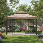 Replacement Canopy for Planter Box A101004400 10' x 12' Gazebo - Beige, Riplock 350