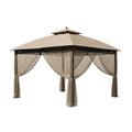 Replacement Canopy and Side Netting Set for Oakmont Gazebo