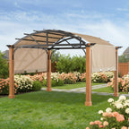 Replacement Canopy for Longford Wood Archway A106003600 10' x 12' Pergola - Beige, Riplock 500