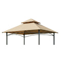 Replacement Canopy for Outsider Grill GFS20317F Gazebo - Beige, Riplock 350