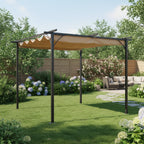 Replacement Canopy for Outsunny 84C-093 10' x 10' Pergola - Beige, Riplock 350