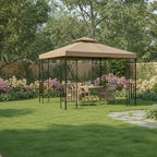 Replacement Canopy for 2020-2022 Aldi Gardenline 7884-20, 22466 10' x 10' Gazebo - Beige, 350