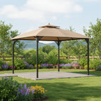 Replacement Canopy for Costway OP70382 10' x 12' Gazebo - Beige, Riplock 350