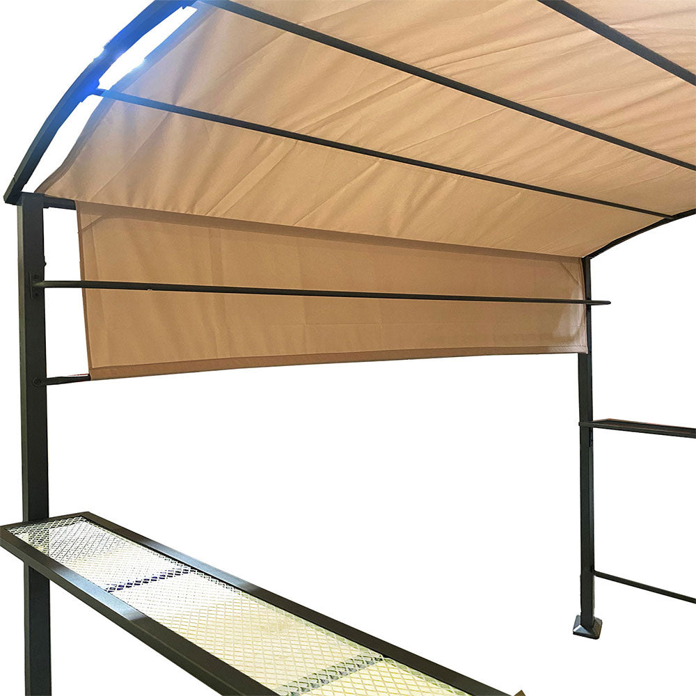 Replacement Canopy for Curved Grill Gazebo 84C-174 - Riplock 350