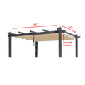Universal Replacement Canopy for Retractable 10' x 12' Pergola - RipLock 350