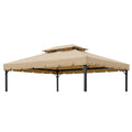 Replacement Canopy for Purple Leaf ZYRP1012 10' x 12' Gazebo - Beige, Riplock 350