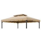 Replacement Canopy for Purple Leaf ZYRP1012 10' x 12' Gazebo - Beige, Riplock 350