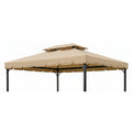 Replacement Canopy for Purple Leaf ZYRP1013 10' x 13' Gazebo - Beige, Riplock 350