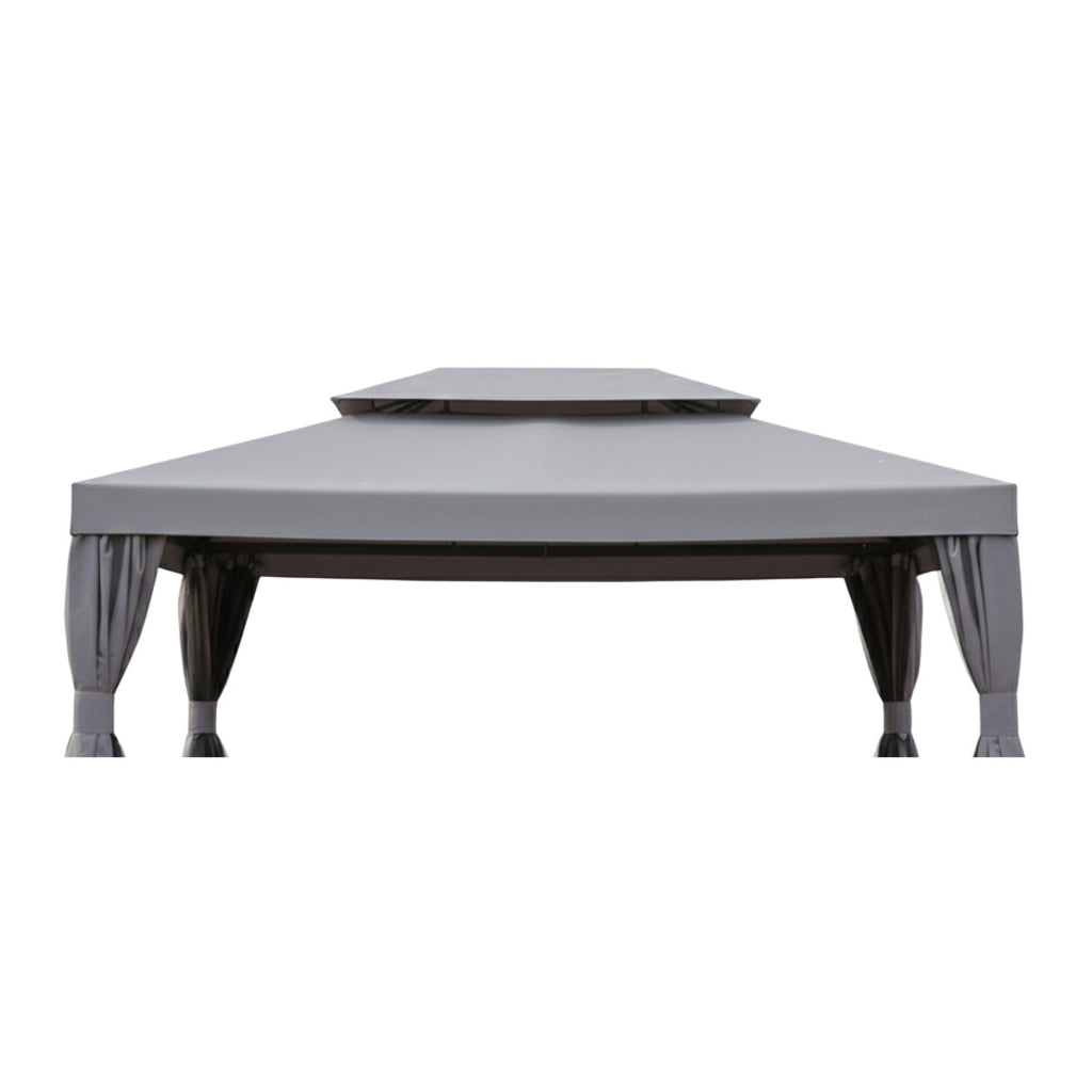 Replacement Canopy for Grand Patio 840.0020.000.001 10' x 13' Gazebo - Slate Gray, RipLock 350