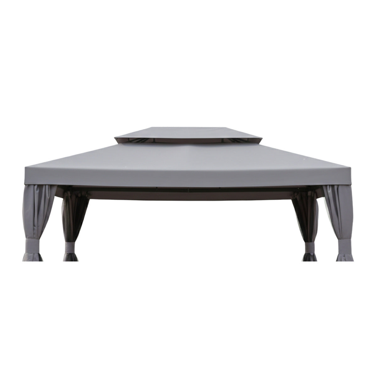 Replacement Canopy for Grand Patio 840.0020.000.001 10' x 13' Gazebo - Slate Gray, RipLock 350