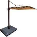 Replacement Canopy for YJAF-819C Hampton Bay Square 10x10 Umbrella - Riplock 500