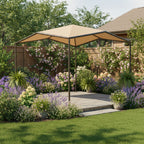 Replacement Canopy for Shelter Logic Pacifica 22512, 22513 10' x 10' Gazebo - Beige, Riplock 500