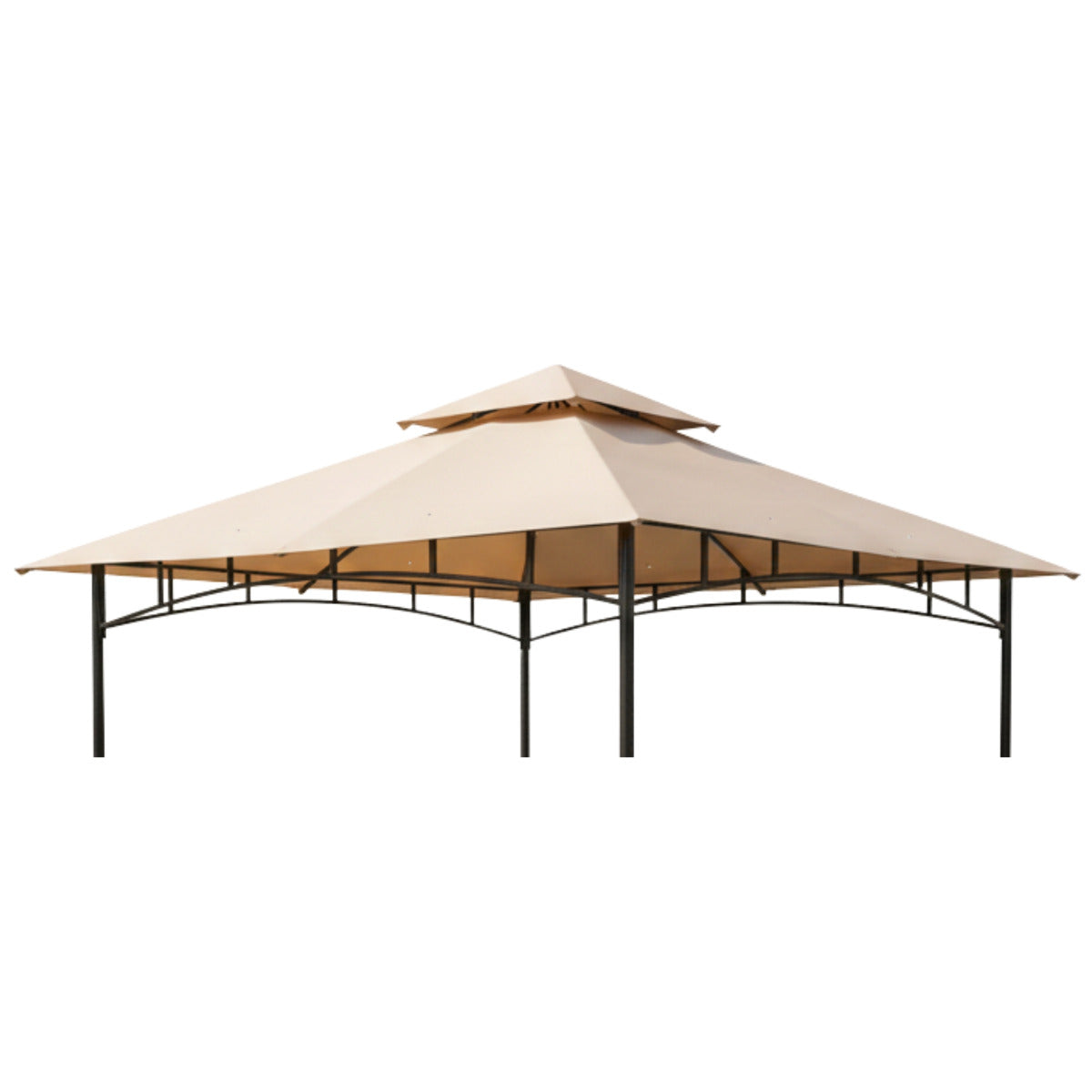 Replacement Canopy for ABCCANOPY GHG-1111DP-NT 10' x 10' Gazebo - Beige, Riplock 350