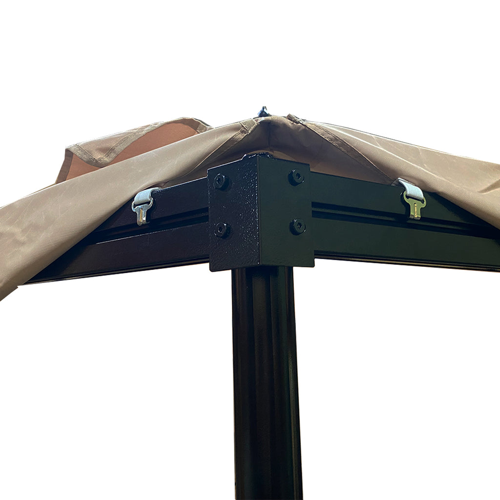 Replacement Canopy for B088NJWCZQ, HWG-028C Erommy 12ft Hexagon Gazebo - Riplock 350