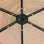Replacement Canopy for B088NJWCZQ, HWG-028C Erommy 12ft Hexagon Gazebo - Riplock 350