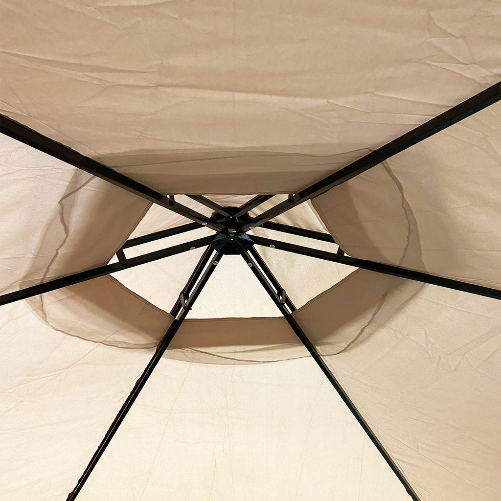 Replacement Canopy for B088NJWCZQ, HWG-028C Erommy 12ft Hexagon Gazebo - Riplock 350