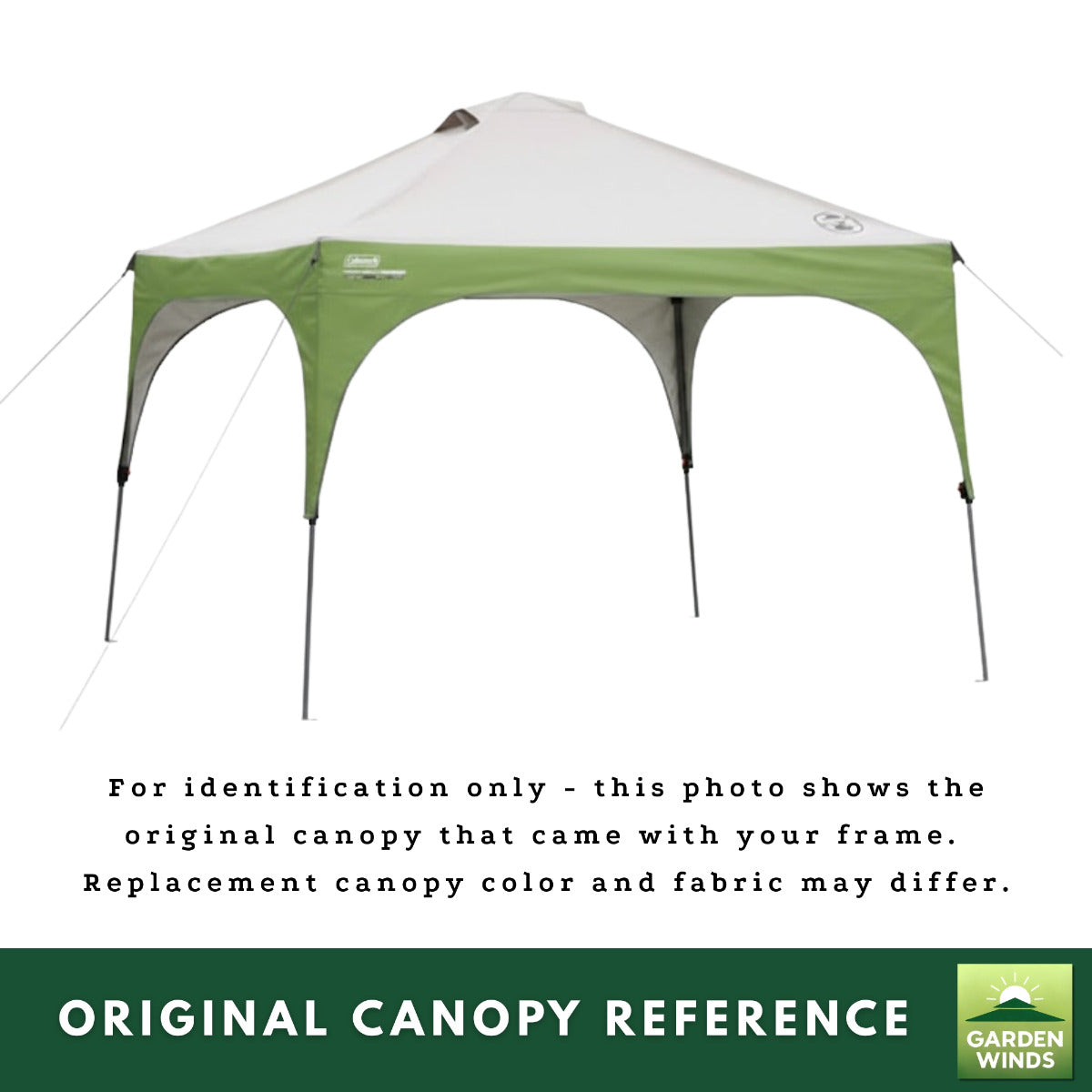 Replacement Canopy for Coleman Instant 2000023970 10' x 10' Pop Up - RipLock 350