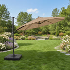 Replacement Canopy for 2011-2022 Everhome Round Solar 69745277, 69745276, 69745278, 69745279 11' Umbrella - Beige, Riplock 500