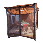 Replacement Canopy for 908303 Atwoods Cypress Hexagon Gazebo - Riplock 350