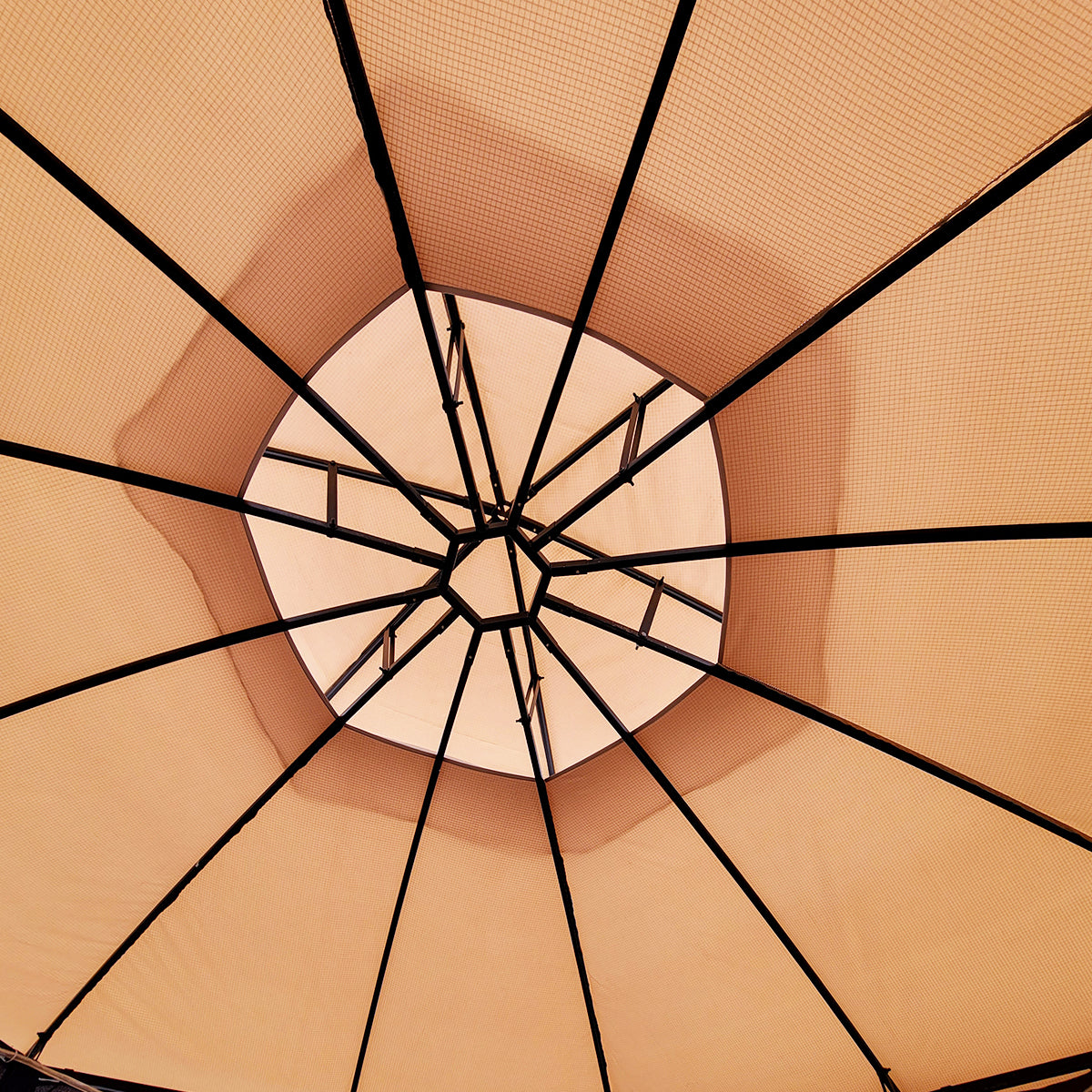 Replacement Canopy for 908303 Atwoods Cypress Hexagon Gazebo - Riplock 350