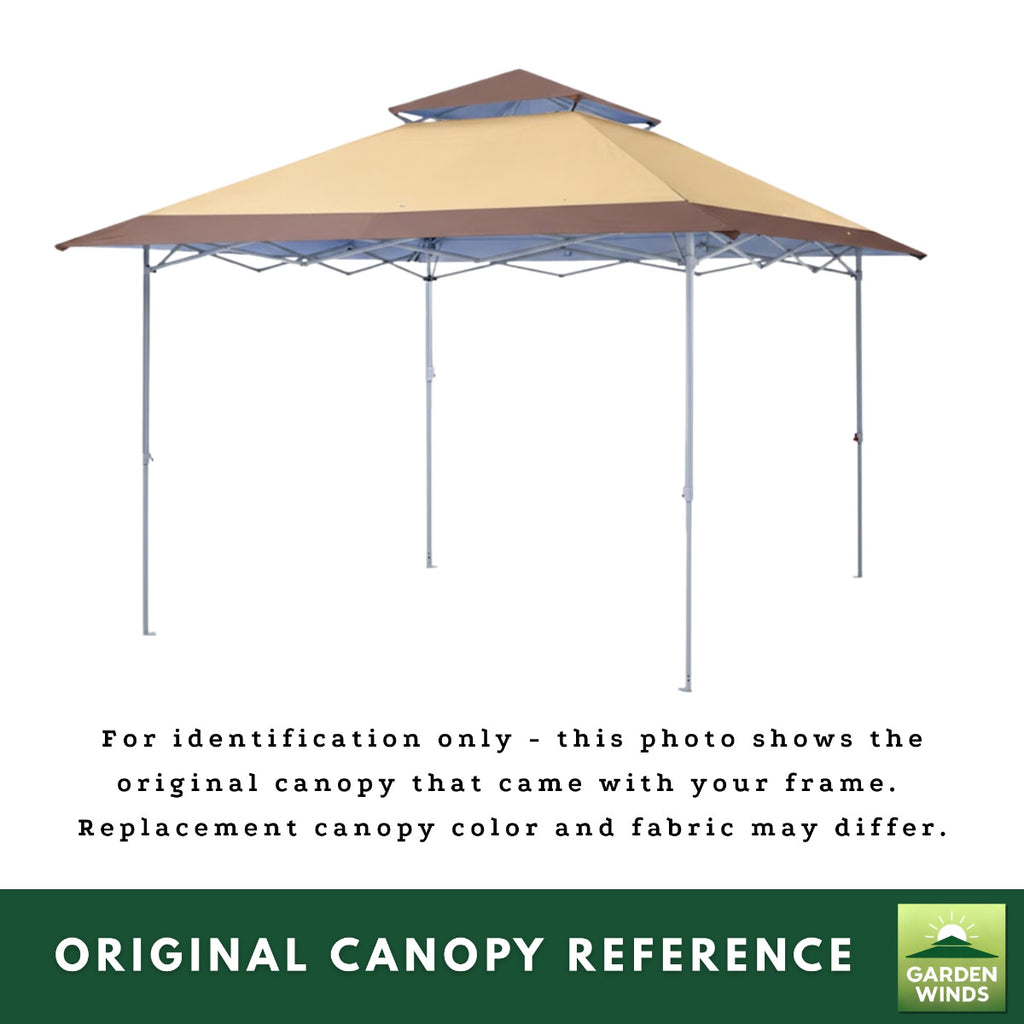 Replacement Canopy for ABCCANOPY Easy Set-up B014CF1O8A 13' x 13' Tent - Beige, RipLock 350