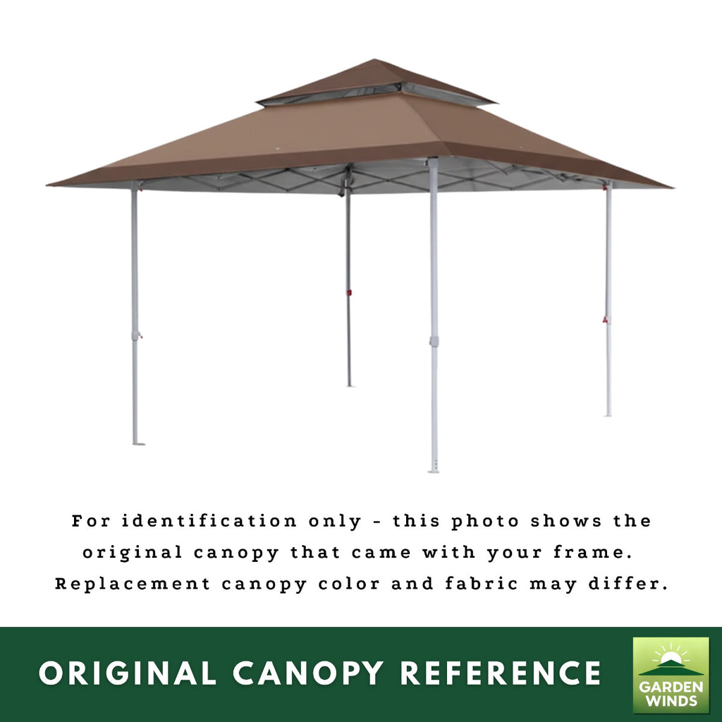 Replacement Canopy for JS-01 Cooshade 13' x 13' Straight Leg Instant Shelter - Beige, RipLock 350