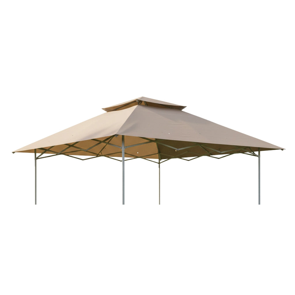 Replacement Canopy for JS-01 Cooshade 13' x 13' Straight Leg Instant Shelter - Beige, RipLock 350