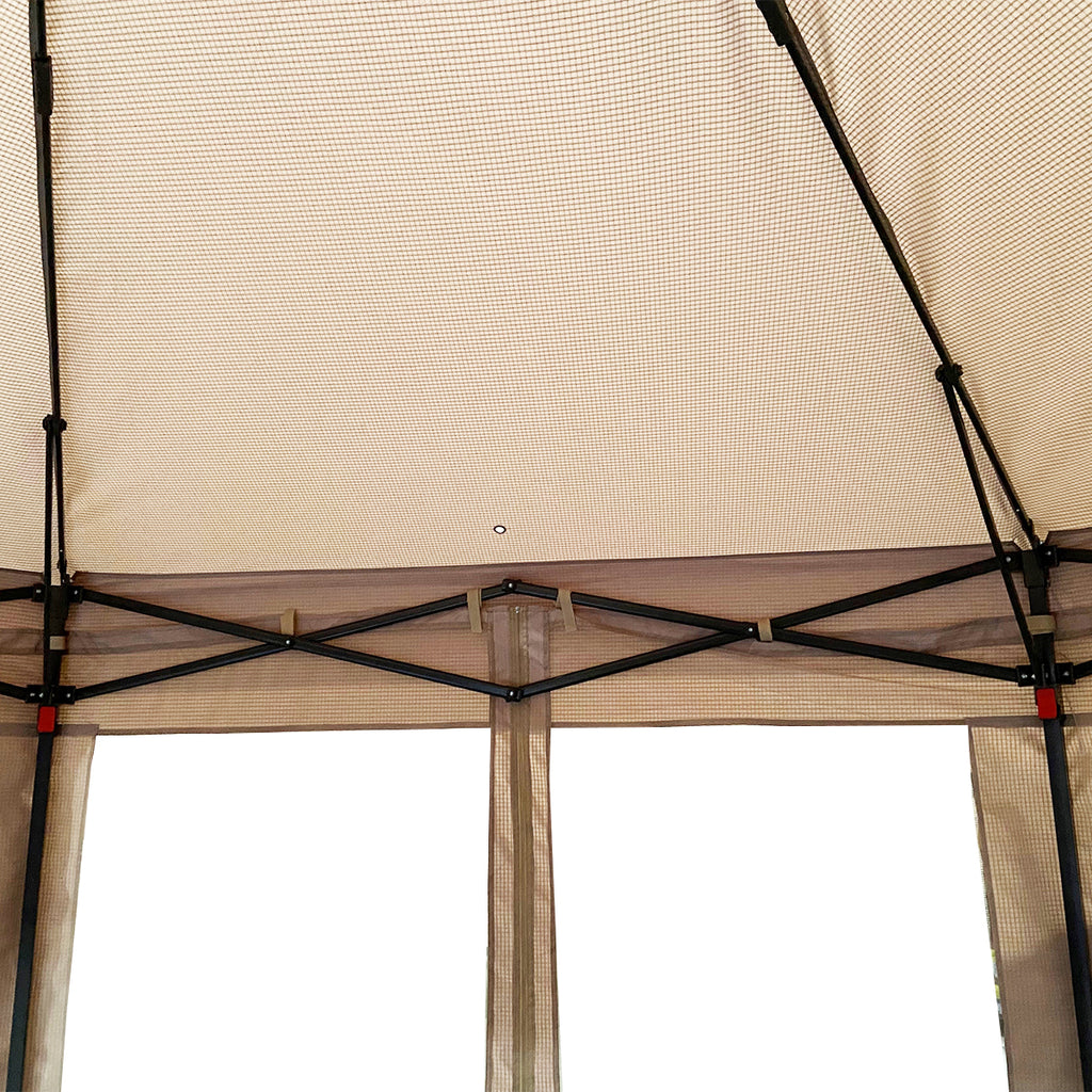 Replacement Canopy for 84C-120 Outsunny 13' Hexagon Pop Up Gazebo - RipLock 350
