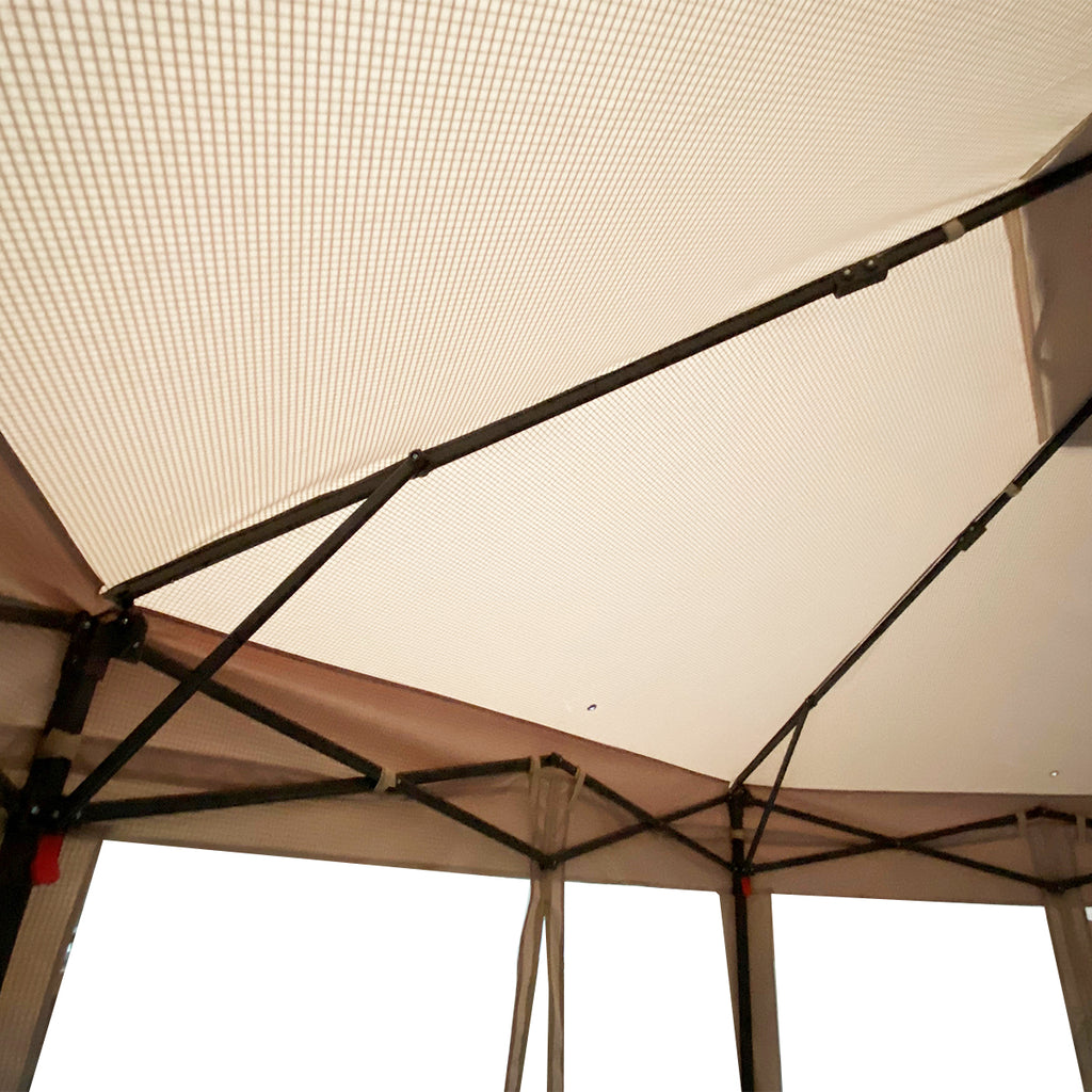Replacement Canopy for 84C-120 Outsunny 13' Hexagon Pop Up Gazebo - RipLock 350