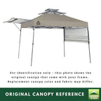 Replacement Canopy for Quik Shade Summit Triple Tier 157416DS 10' x 10' Tent -Beige, RipLock 350