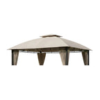 Replacement Canopy for Crestfield A101017510 11' x 13' Gazebo - Beige, RipLock 350