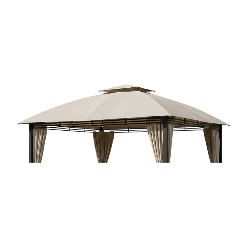 Replacement Canopy for Crestfield A101017510 11' x 13' Gazebo - Beige, RipLock 350