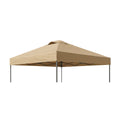 Replacement Canopy for Hampton Bay Stockton CL121PA 11' x 11' Pop Up Gazebo - Beige, RipLock 350