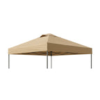 Replacement Canopy for Hampton Bay Stockton CL121PA 11' x 11' Pop Up Gazebo - Beige, RipLock 350