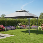 Replacement Canopy for Style Selections TPGAZ2236 11' x 13' Gazebo - Slate Gray, RipLock 350
