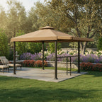 Replacement Canopy for Conley CON-1010-21 10' x 10' Gazebo with Awning - Beige, RipLock 350
