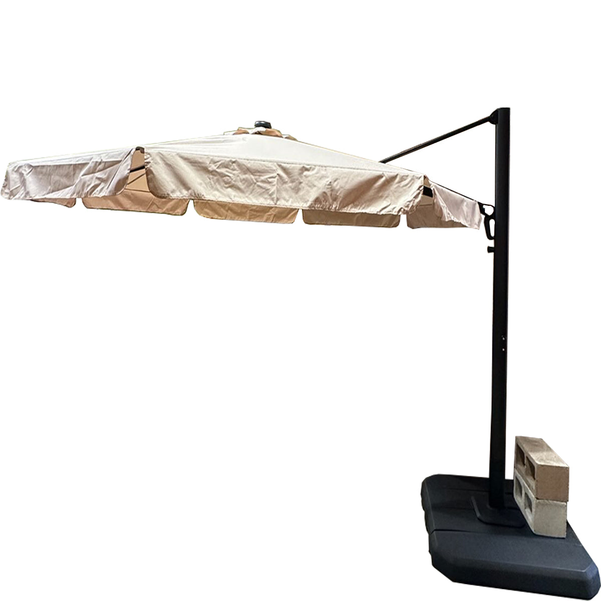 Replacement Canopy for Hampton Bay URM062003C-1 Umbrella - RipLock 350 - Slate Gray