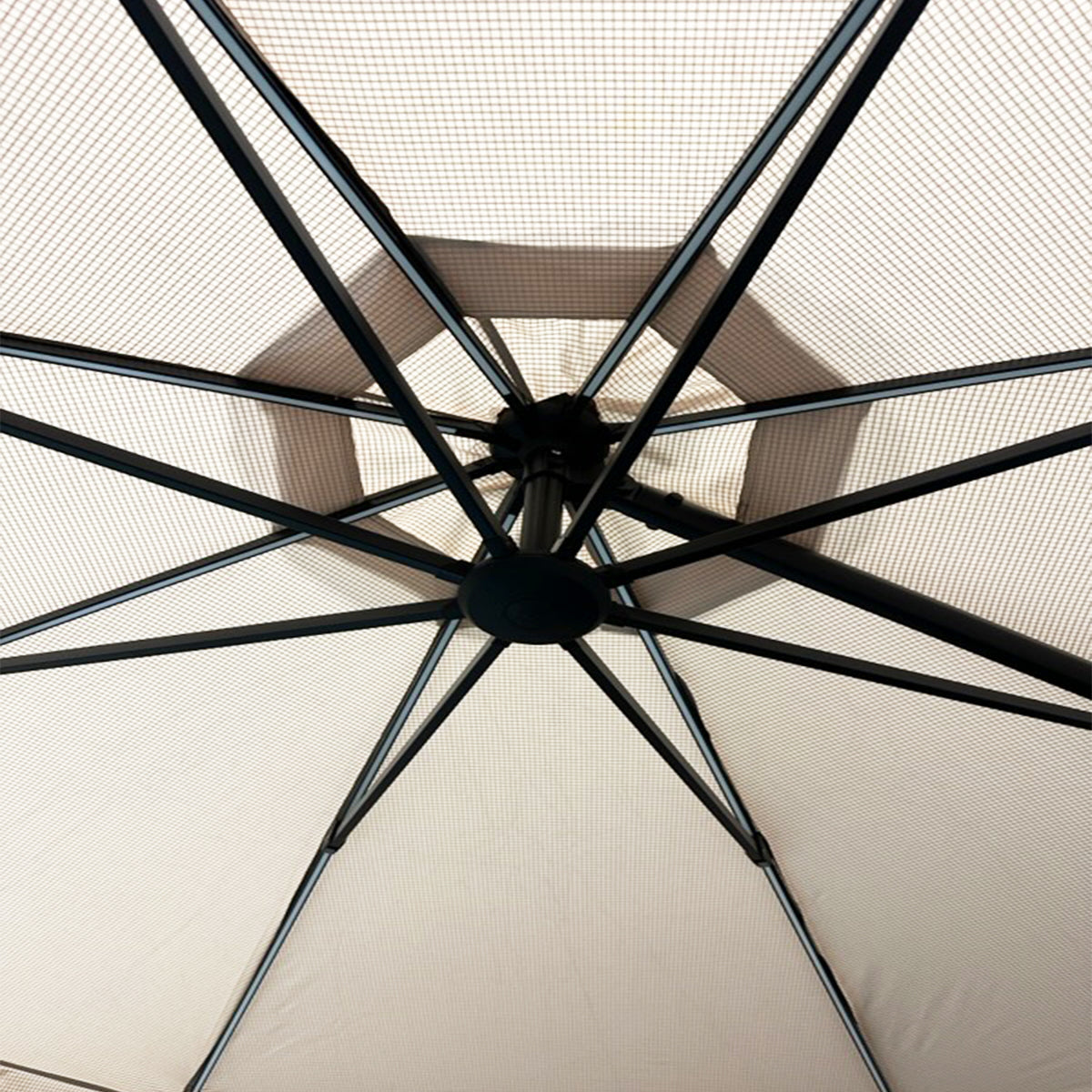 Replacement Canopy for Hampton Bay URM062003C-1 Umbrella - RipLock 350 - Slate Gray