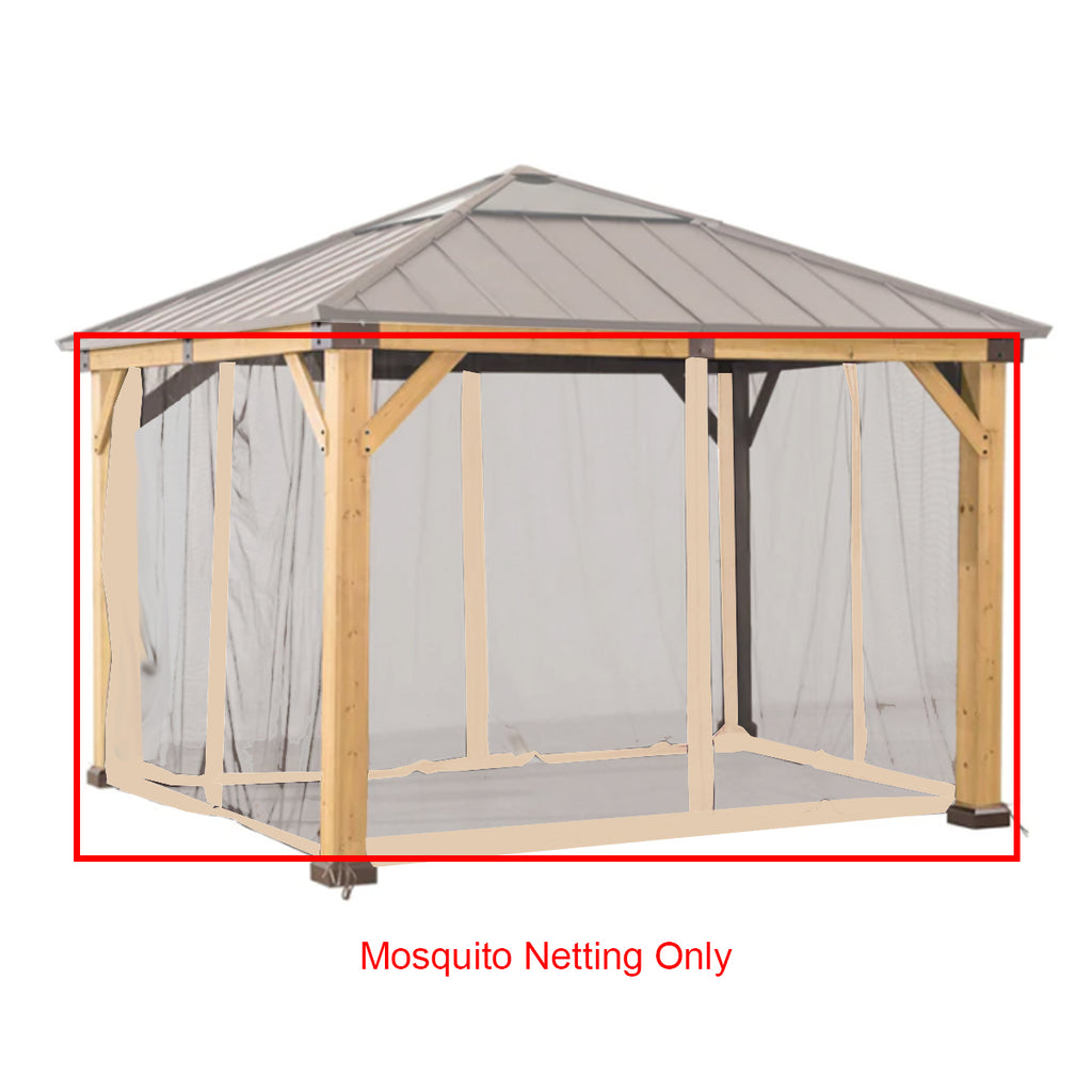 Replacement Netting Set for A102007200 Hard Top Gazebo