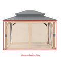 Universal Replacement Mosquito Netting Set for 10' X 12' Hard Top Gazebo