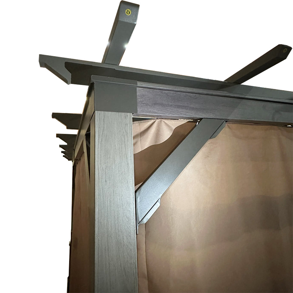 Replacement Privacy Curtain Set for Allen + Roth Riverpointe Pergola