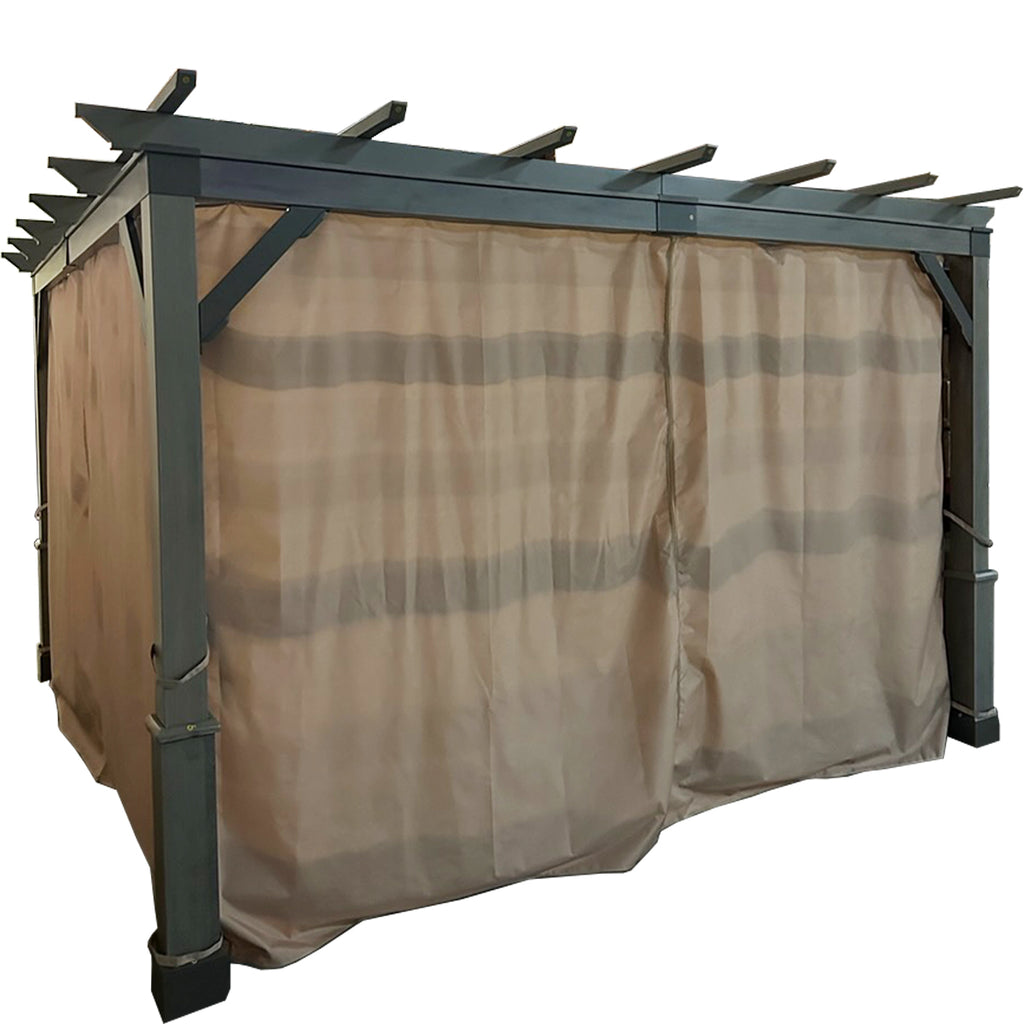 Replacement Privacy Curtain Set for Allen + Roth Riverpointe Pergola
