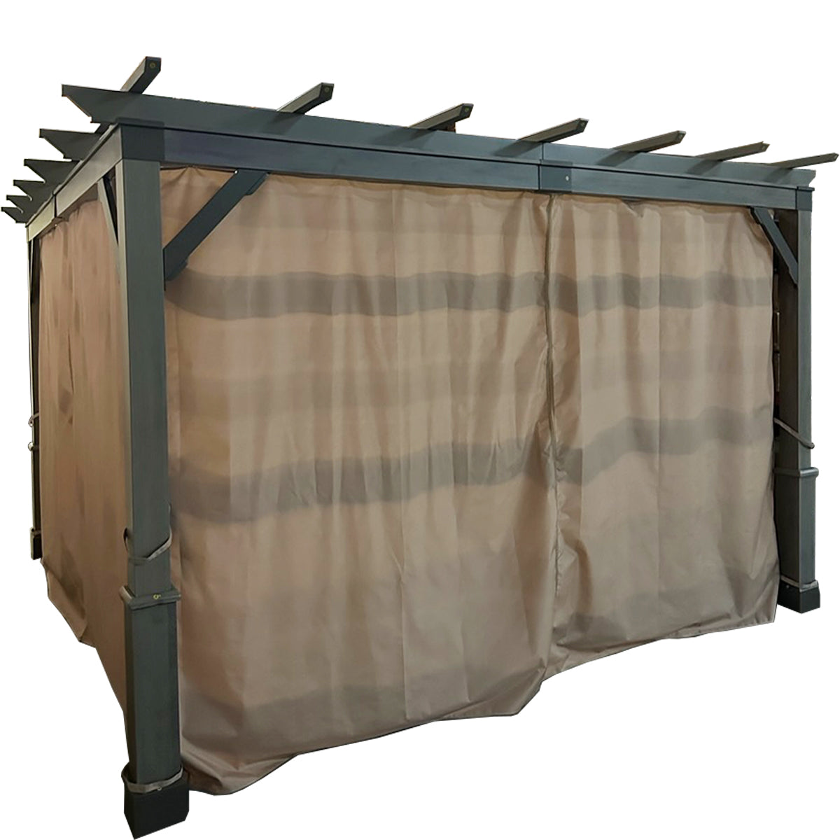Replacement Privacy Curtain Set for Allen + Roth Riverpointe Pergola