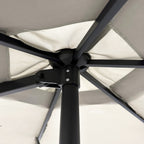 Replacement Canopy for Style Selections 9ft Offset Umbrella - RipLock 350 - Slate Gray