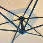 Replacement Canopy for Style Selections 9ft Offset Umbrella - RipLock 350 - Slate Gray
