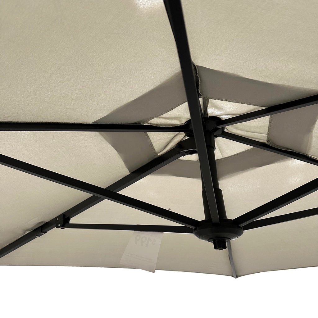 Replacement Canopy for Style Selections 9ft Offset Umbrella - RipLock 350 - Slate Gray